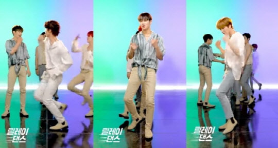 SF9 다원, 무성의 '릴레이 댄스' 사과 [사진=유튜브 M2 화면 캡처]